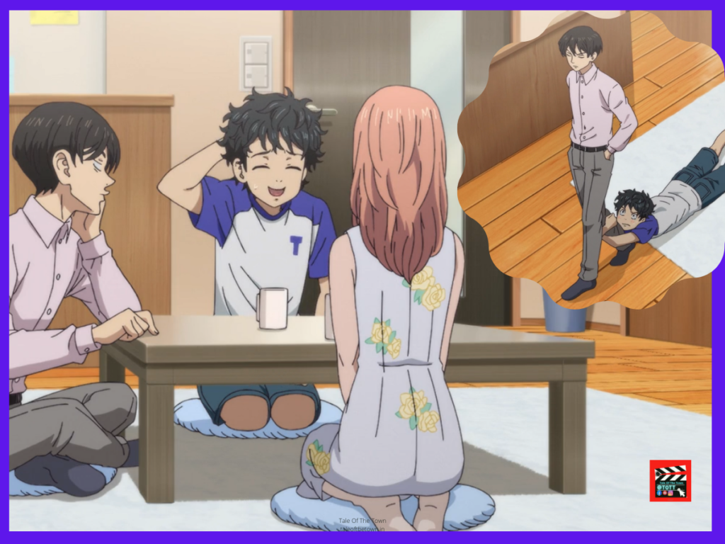 Naoto, Takemichi, and Hina's awkward get together