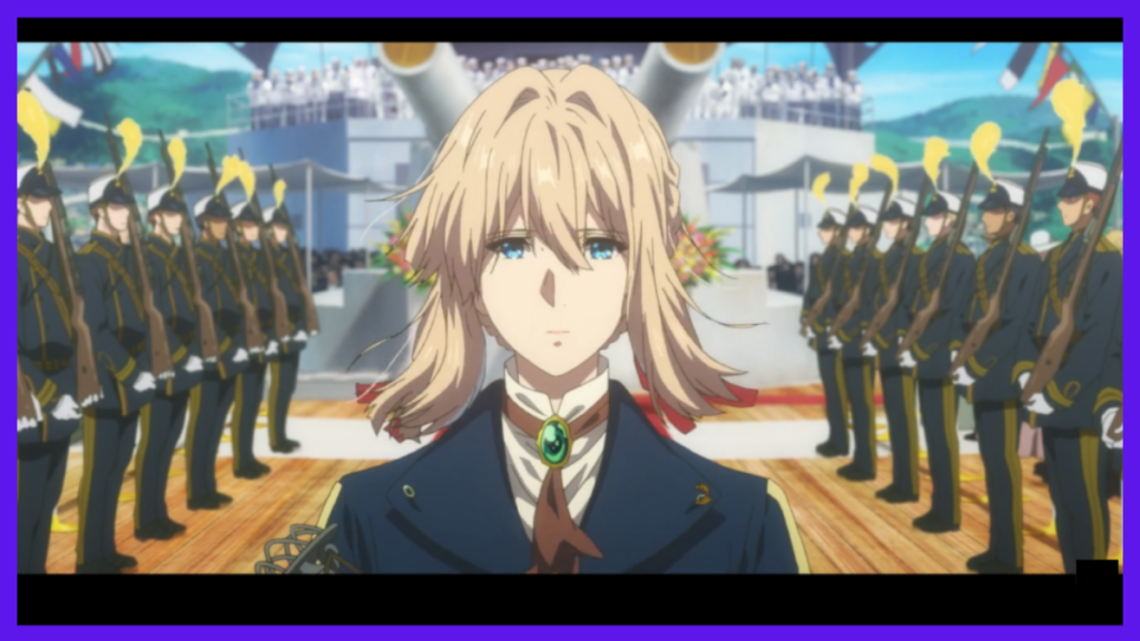 Violet Evergarden in Anime Shows Source-Kyoto Animation